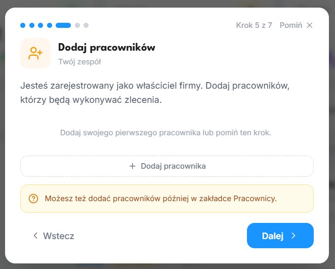 Krok 5 — Pracownicy